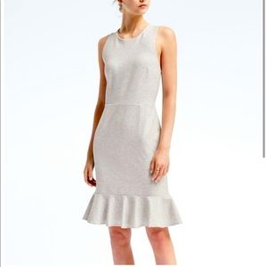 Banana Republic Ponte Cross Back Dress in Grey, 2